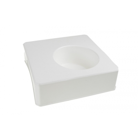 Tál plasztik Quadro27 fehér