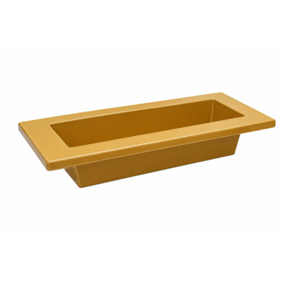Tál plasztik Rynna 16x30,5 H6,5 arany