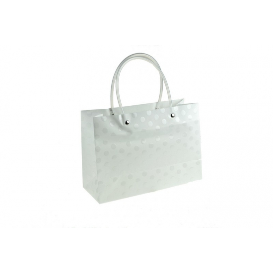 Tasak pp 23*16*9cm fehér/pink