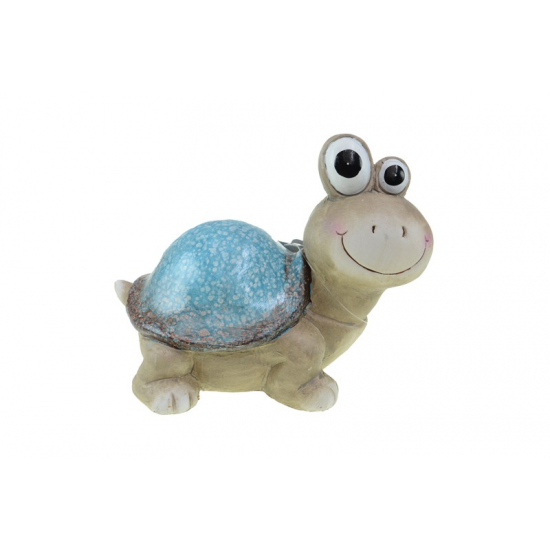 Figura teknős kerámia 23*17,5*18cm kék