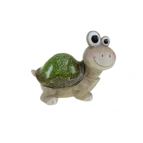 Figura teknős kerámia 23*17,5*18cm zöld