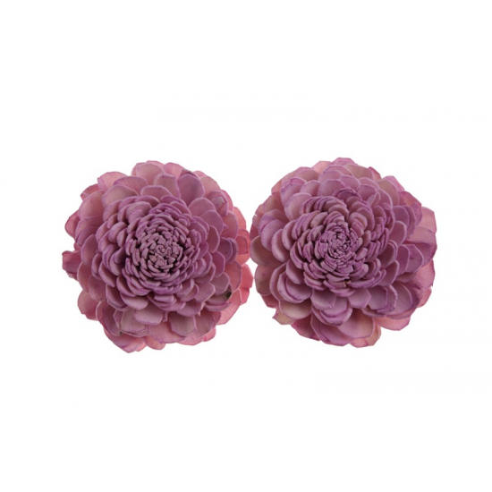 Termés Shola Flower 6cm s/4 rózsaszín