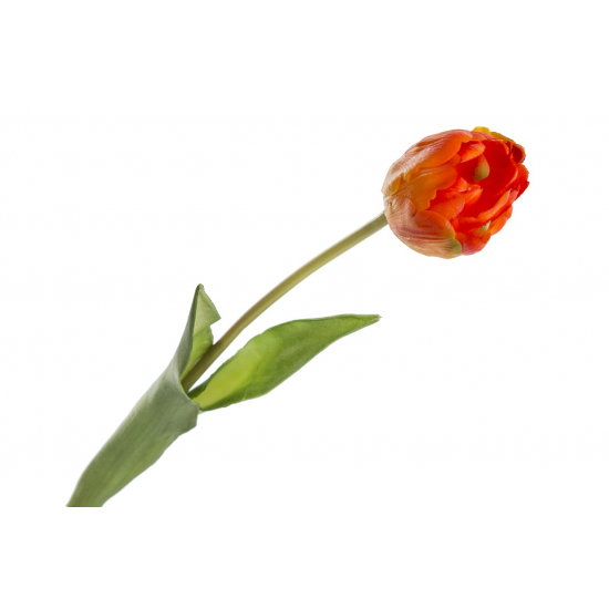 Selyemvirág gumi tulipán H44 narancs narancs