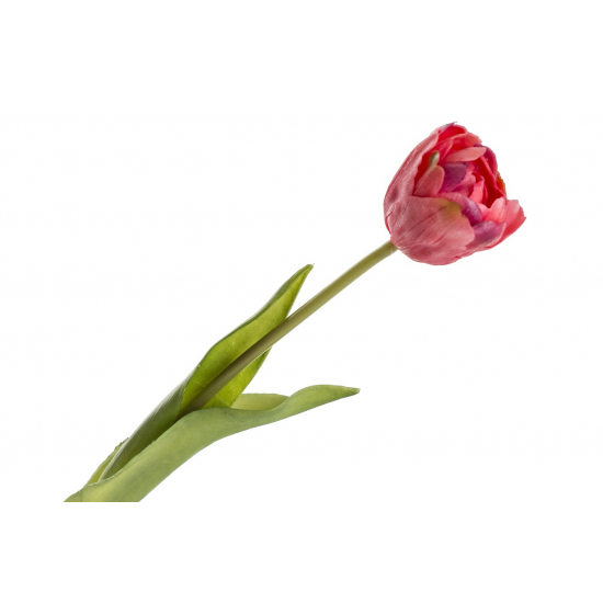 Selyemvirág gumi tulipán H44 pink