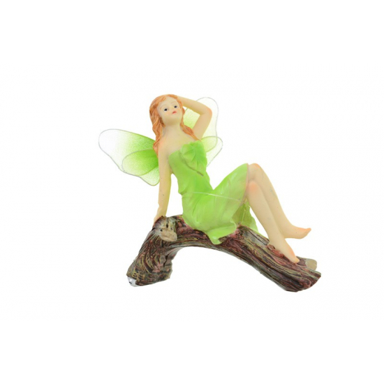 Tündér poly 10cm fekvő zöld