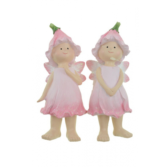 Tündér poly 16,6cm 2féle rózsaszín