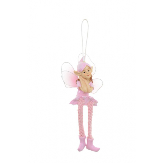 Tündér poly 6,2cm lógólábú rózsaszín