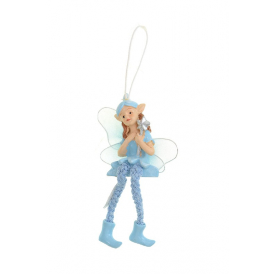 Tündér poly 6,3cm lógólábú pálcás kék