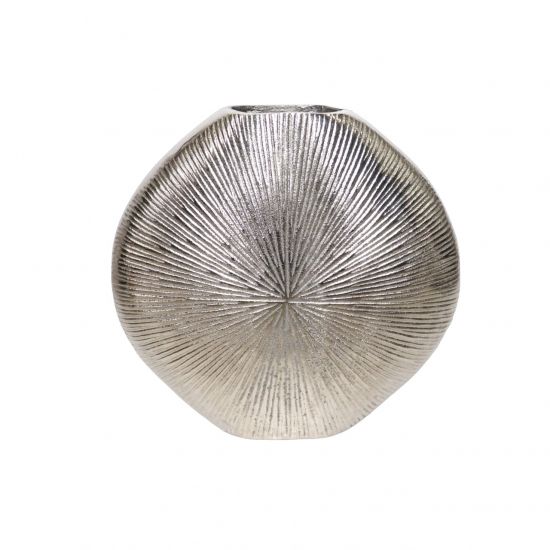 Váza fém 18*5*17cm ezüst