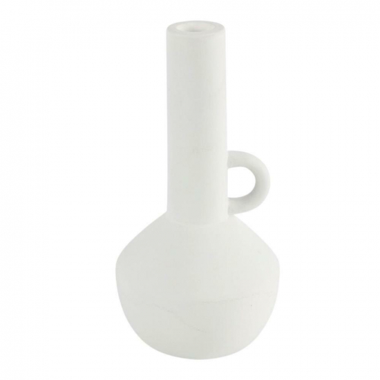 Gyertyatartó kerámia 23cm Piper fehér