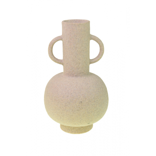 Váza poly 14*14*23cm bézs