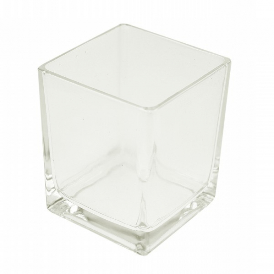 Váza üveg 10*12cm átlátszó