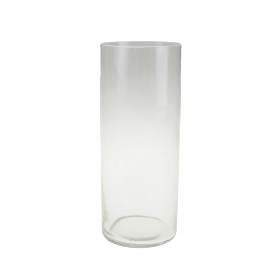 Váza üveg cilinder 12*25cm