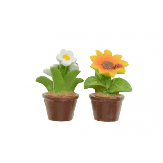 Virág cserepes poly 5,2cm s/2