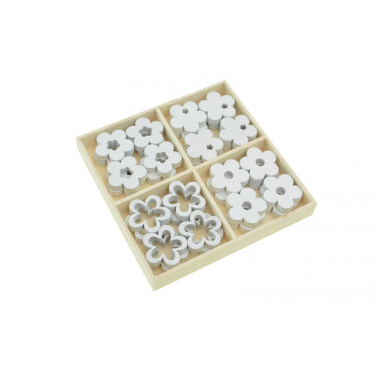Virág fa 13cm s/32 mix fehér