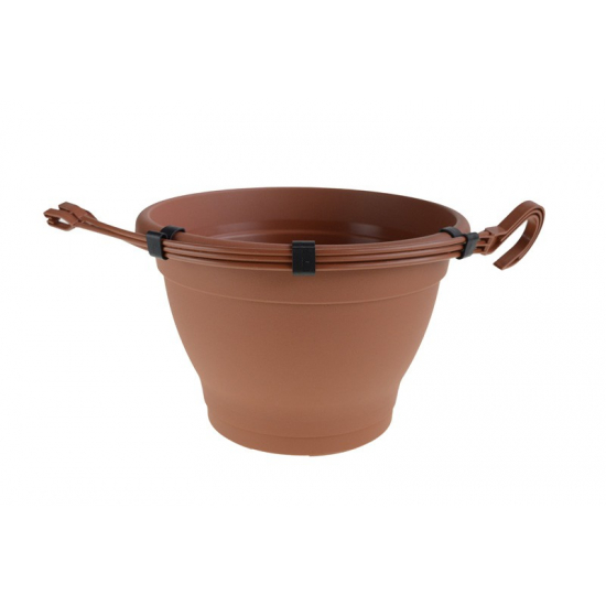 Virágtartó műa. D25 akasztós terracotta