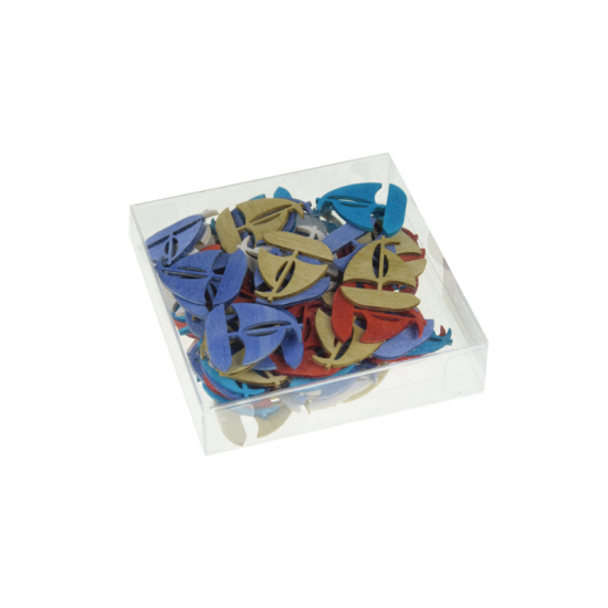 Vitorlás fa 4cm s/72 mix színes