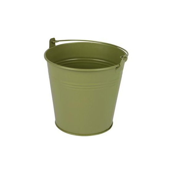 Vödör cink ?11,7xH9cm matt zöld