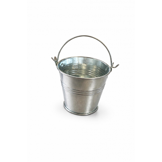 Vödör fém 7*6cm ezüst