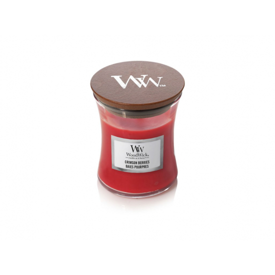 WoodWick illatgyertya kis üveges 85g Crimson Berries