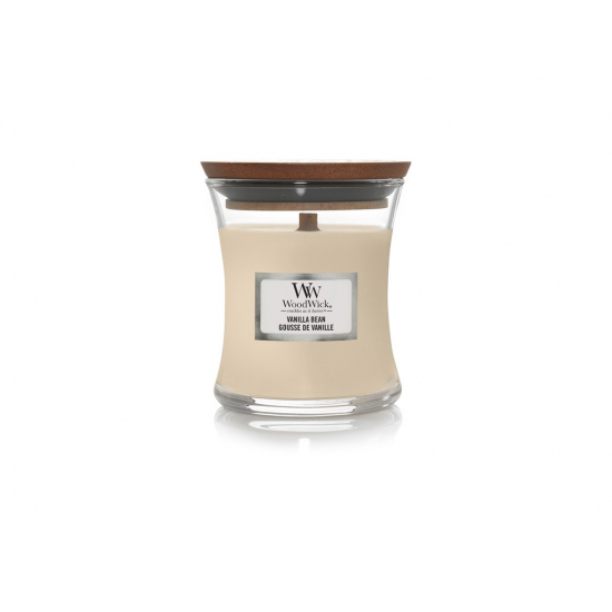WoodWick illatgyertya kis üveges 85g Vanilla Bean