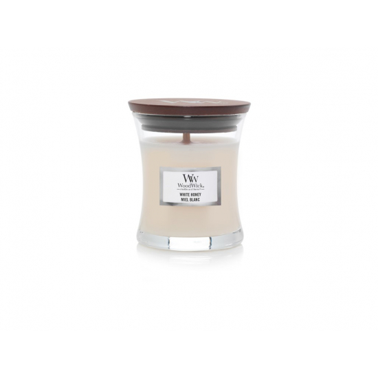 WoodWick illatgyertya kis üveges 85g White Honey