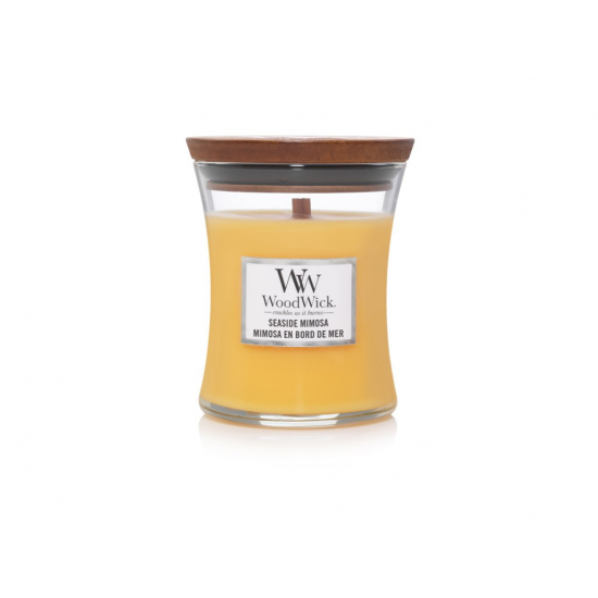 WoodWick illatgyertya közepes üveges 275g Seaside Mimosa