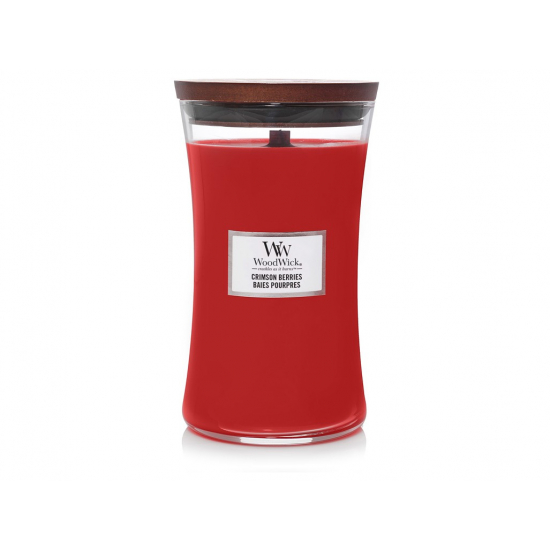 WoodWick illatgyertya nagy üveges 609g Crimson Berries