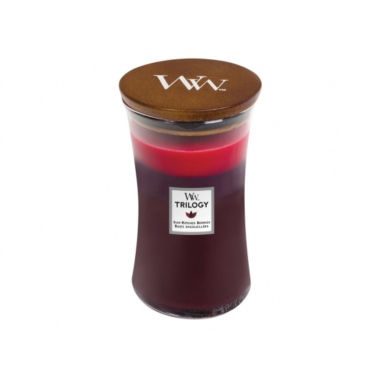 WoodWick illatgyertya nagy üveges 609g trilogy Sun Ripened Berries