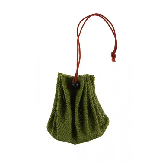 Zsák juta 11*14cm zöld